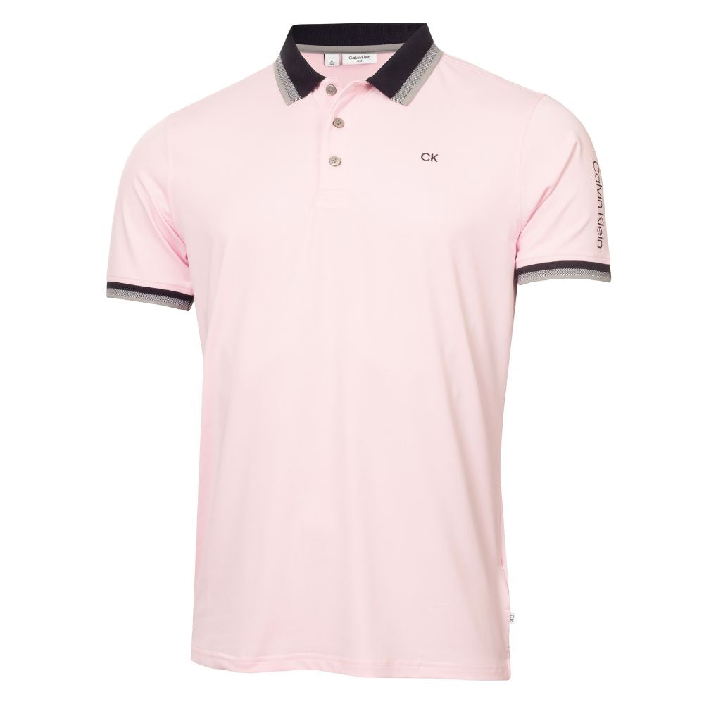 Calvin Klein Response Golf Polo Shirt C9986 Baby Pink S 