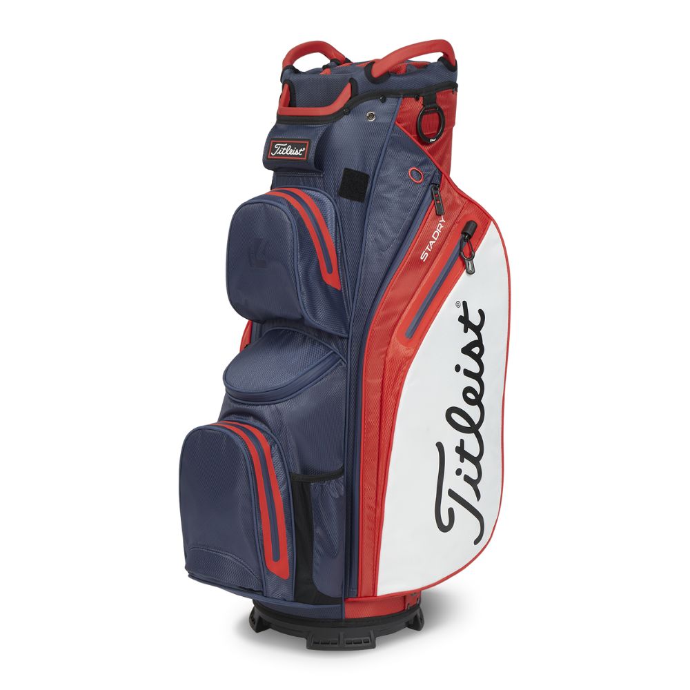 Titleist Golf Cart 14 StaDry Cart Bag 2025 - Navy / Red / White Navy / Red / White