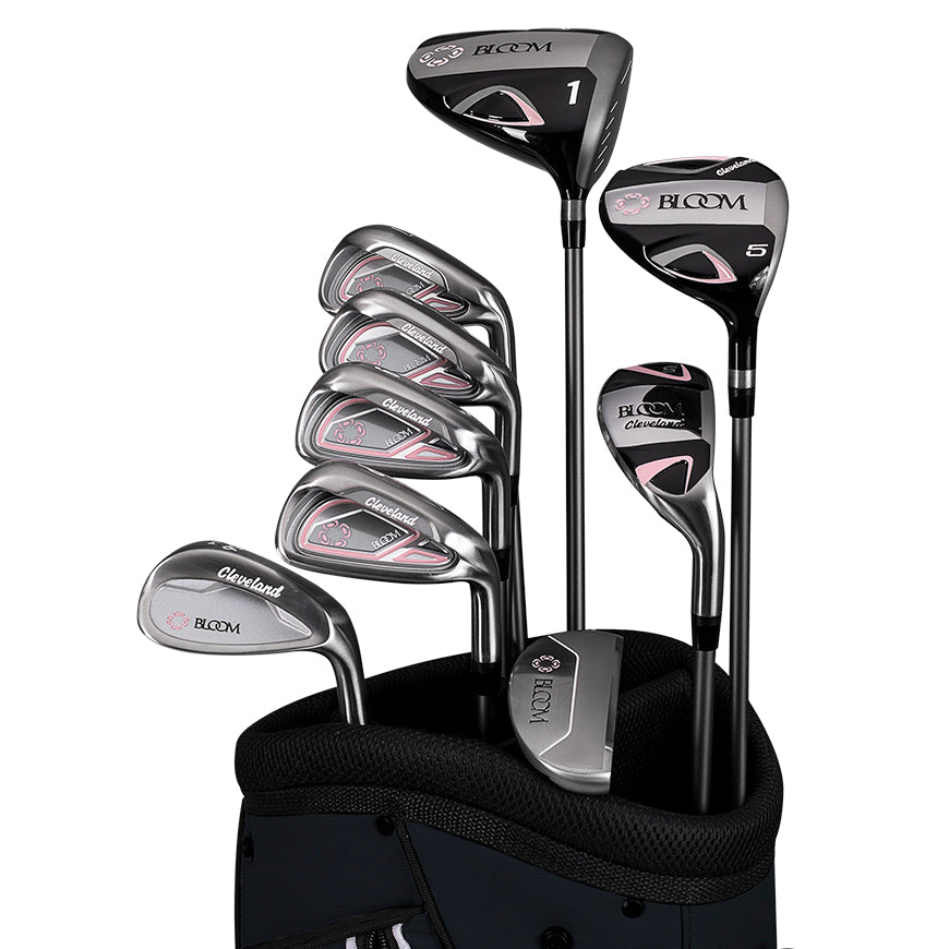 Cleveland Golf Bloom 10 Piece Ladies Package Graphite Set   