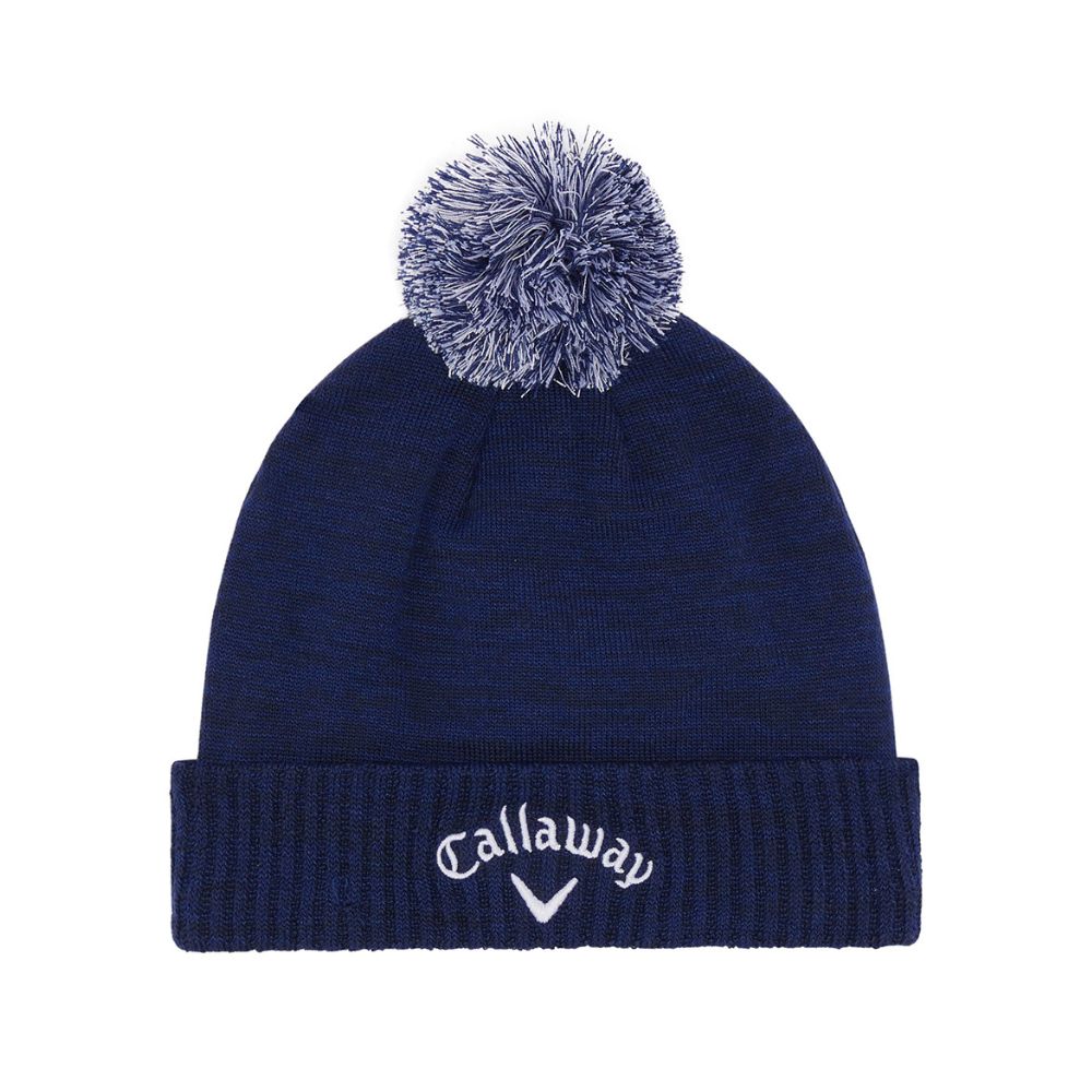 Callaway Tour Authentic Pom Beanie Hat CGAFD0L7 Navy  