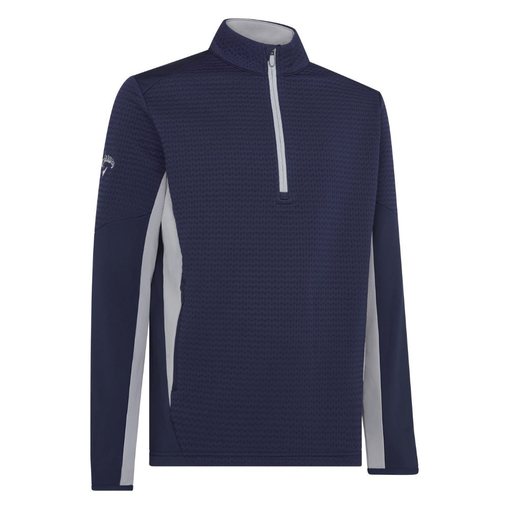 Callaway Textured 1/4 Zip Golf Pullover Top CGKFE026 2024 - Peacoat Peacoat M 