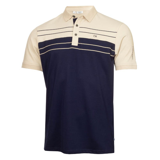 Calvin Klein Georgetown Golf Polo Shirt CKMA24913 - Sand Marl Sand Marl M