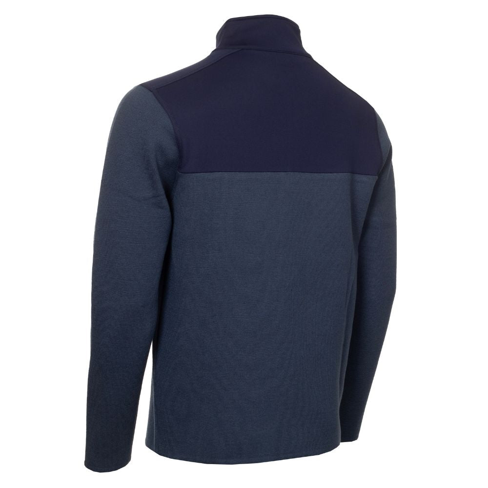 Calvin Klein Padera 1/4 Zip Hybrid Golf Sweater - CKMA24918 Engine Blue