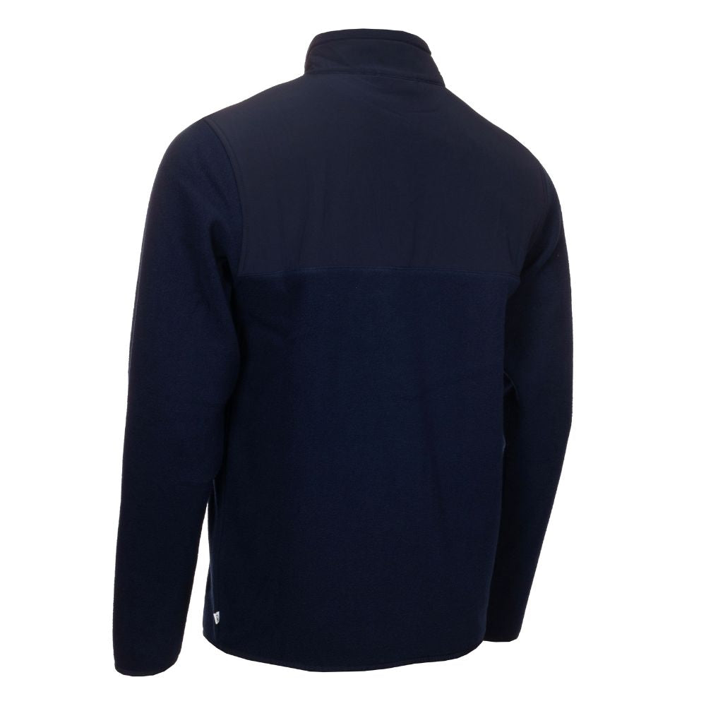 Calvin Klein Hybrid 1/4 Zip Polar Fleece Top CKMA24919 - Evening Blue