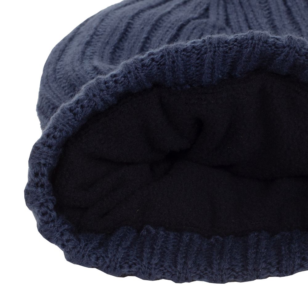 Calvin Klein Ribbed Knit Golf Beanie Hat 2024 CKMA24930 - Engine Blue   