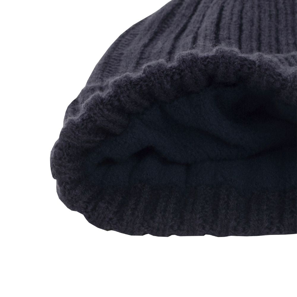 Calvin Klein Ribbed Knit Golf Beanie Hat 2024 CKMA24930 - Evening Blue   