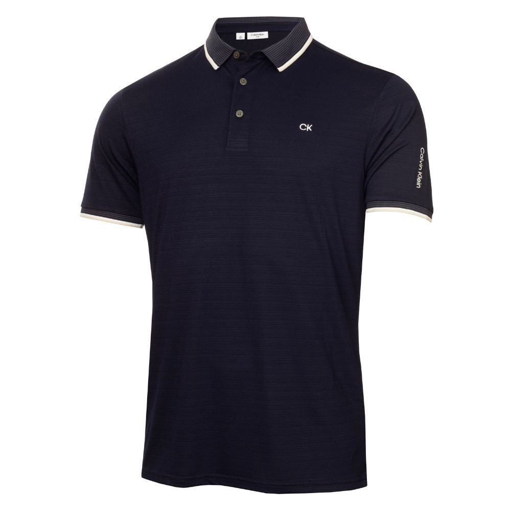 Calvin Klein Rockland Golf Polo Shirt 2025 CKMS25936 - Navy Navy M