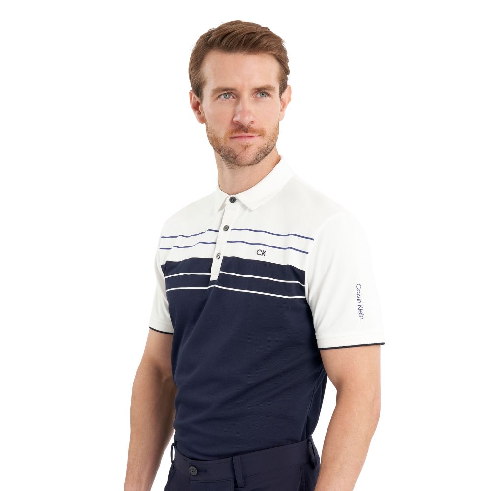 Calvin Klein Pinebrook Golf Polo Shirt 2025 CKMS25937 - Navy