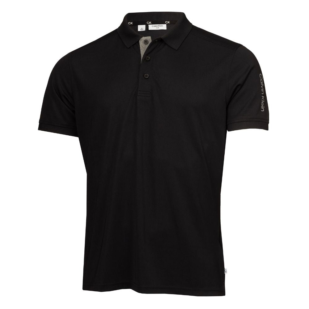 Calvin Klein Club Golf Polo Shirt C9951 Black S 