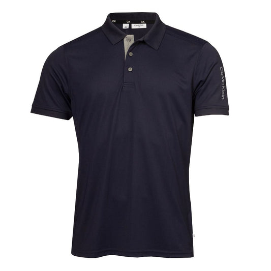 Calvin Klein Club Golf Polo Shirt C9951 Sea Blue S 