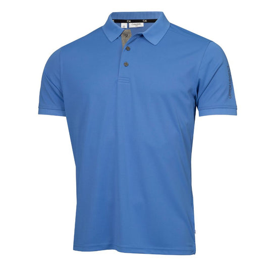 Calvin Klein Club Golf Polo Shirt C9951 Sea Blue S 
