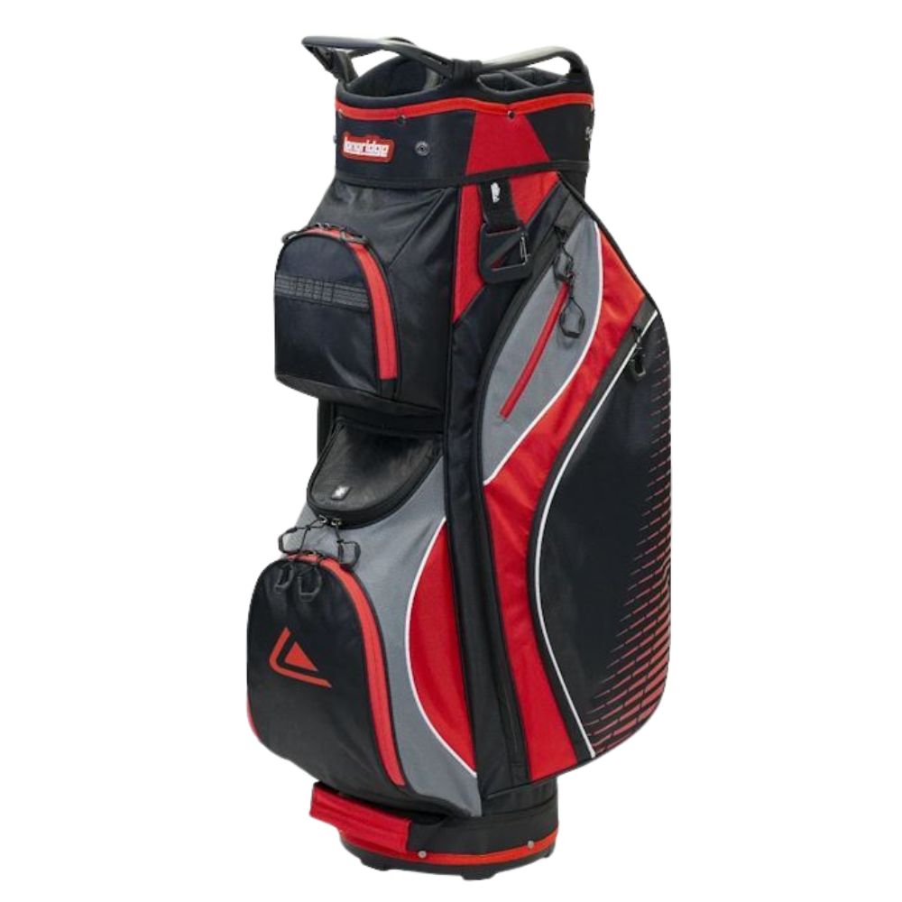 Longridge Deluxe Lite Cart Bag Black / Red