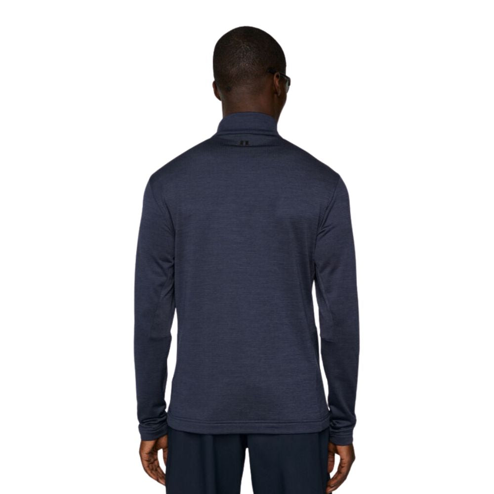 J.Lindeberg Destry 1/4 Zip Mid Layer Golf Pullover Top 2024 - GMJS10975 - Navy   