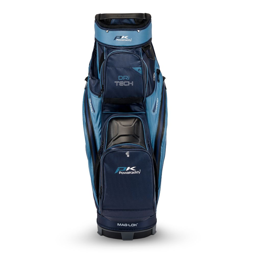 PowaKaddy Dri Tech Golf Cart Bag 2025 - Navy / Light Blue