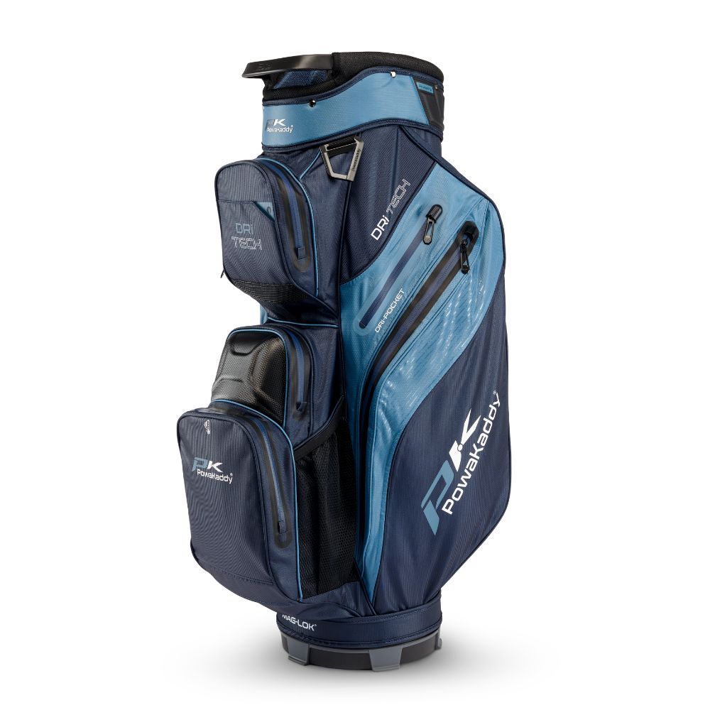 PowaKaddy Dri Tech Golf Cart Bag 2025 - Navy / Light Blue Navy / Light Blue