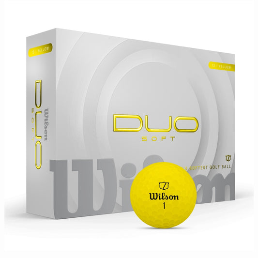 Wilson Golf Duo Soft Golf Balls 2025 - Yellow Yellow