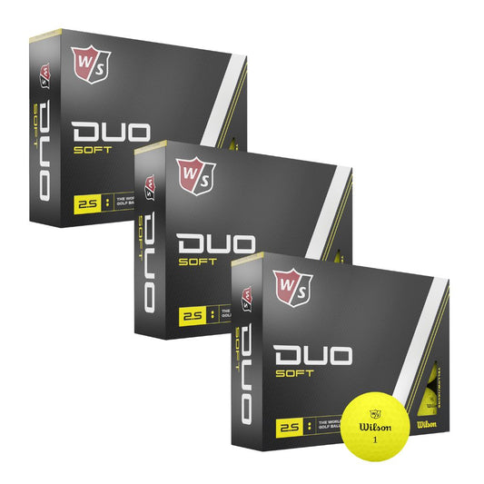 Wilson Staff Duo Soft 2.5 Golf Balls - 3 for 2 Dozen White  