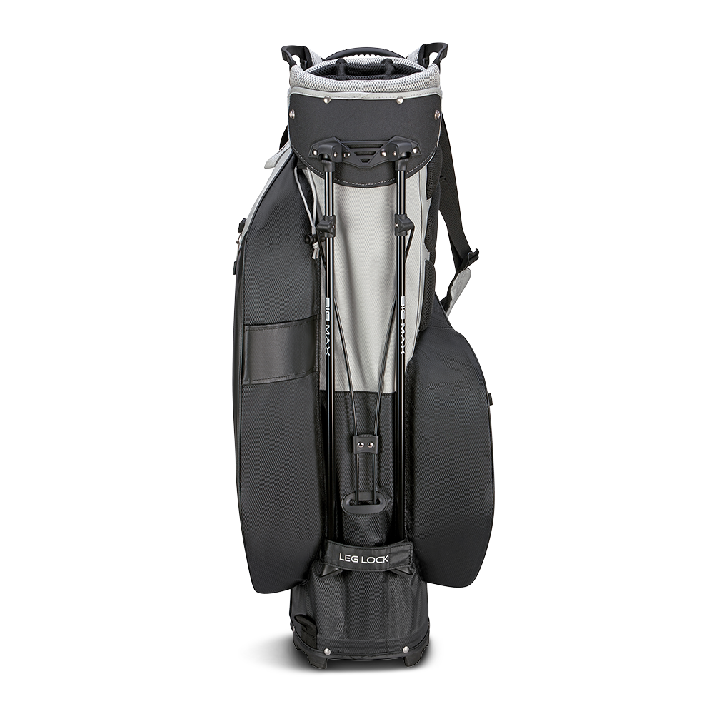 Big Max Dri Lite Hybrid Plus Golf Stand Bag 2024 - Grey Black   