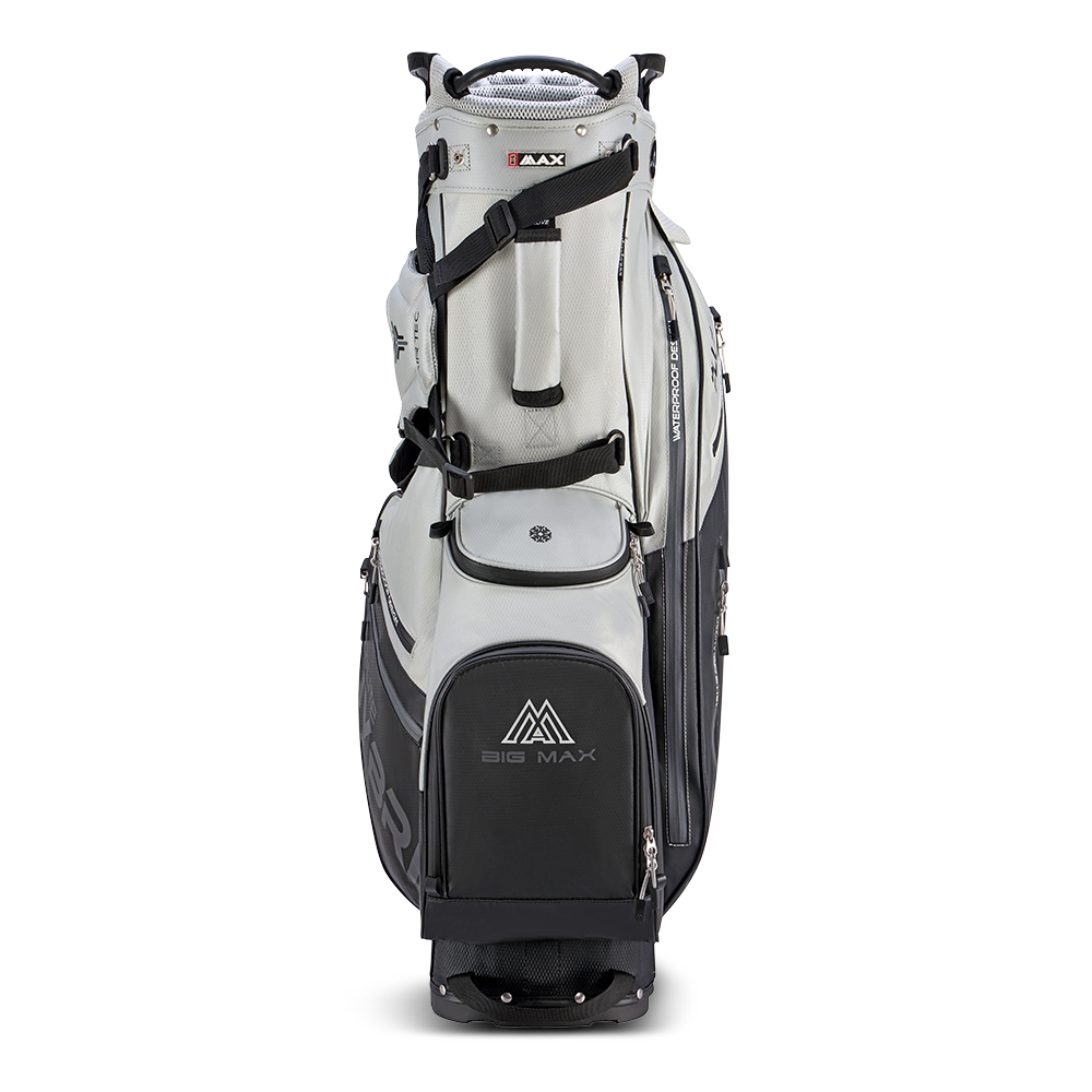 Big Max Dri Lite Hybrid Plus Golf Stand Bag 2024 - Grey Black   