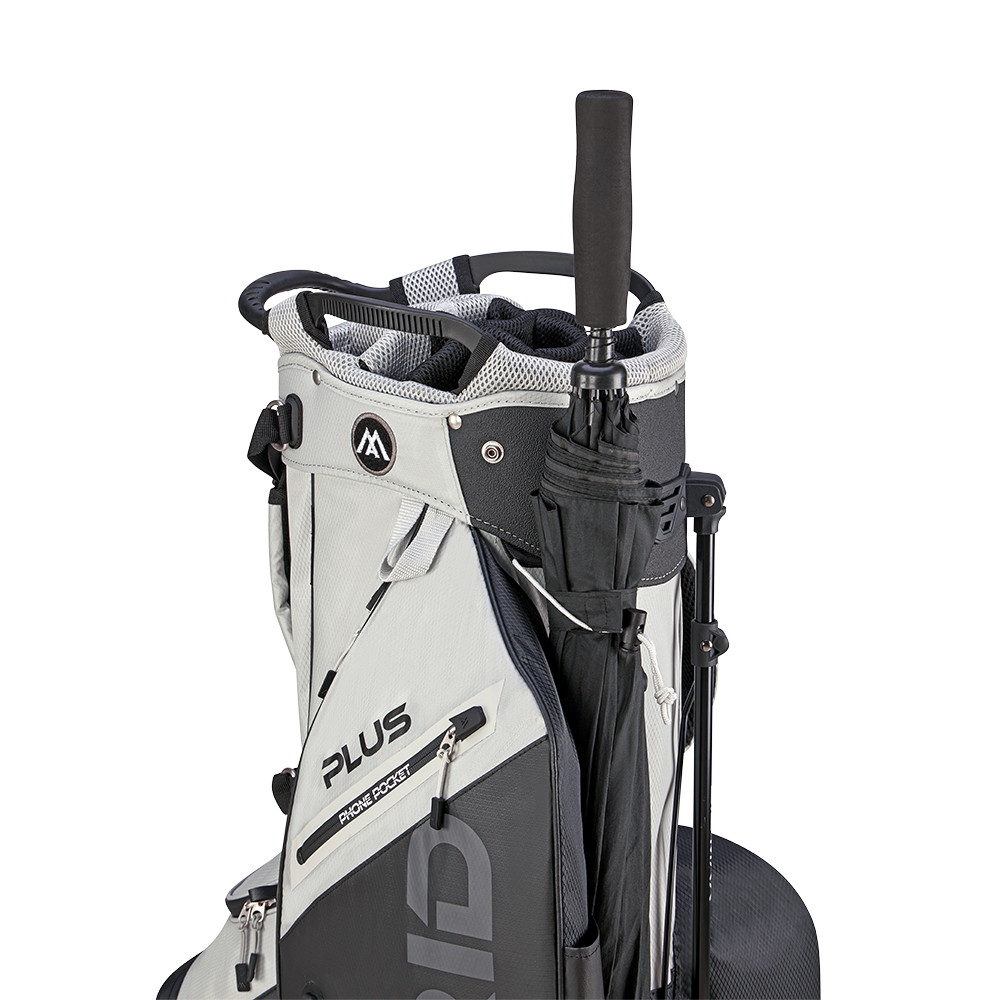 Big Max Dri Lite Hybrid Plus Golf Stand Bag 2024 - Grey Black   