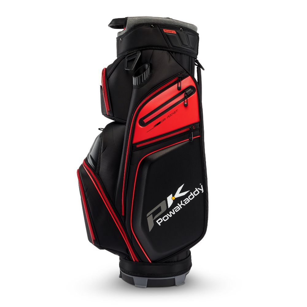 Powakaddy Edge Golf Cart Bag 2025 - Black / Red