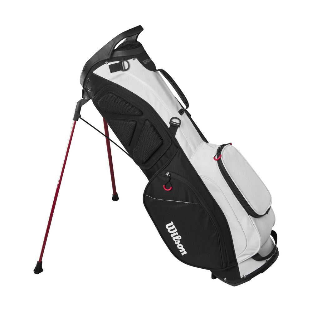 Wilson Golf Exo Lite Stand Bag 2025 - Dynapower Black / Red