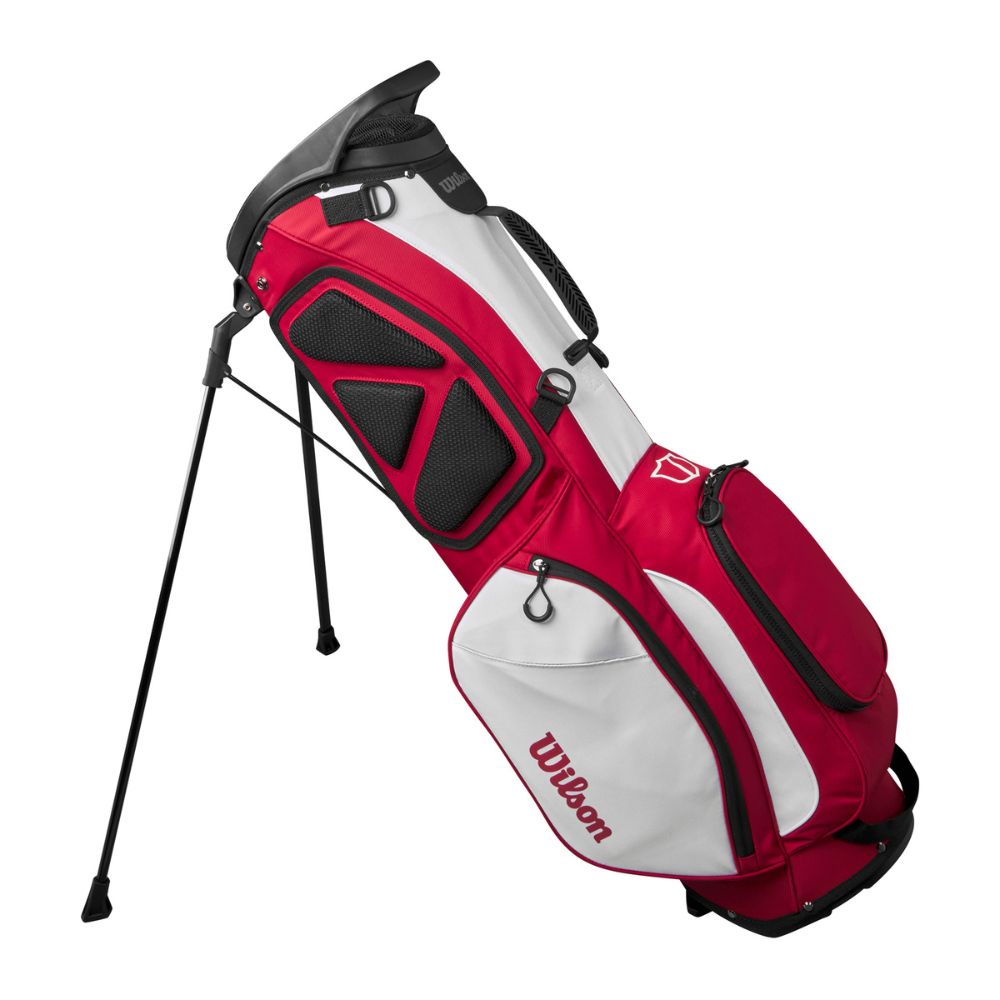 Wilson Golf Exo Lite Stand Bag 2025 - Staff Red