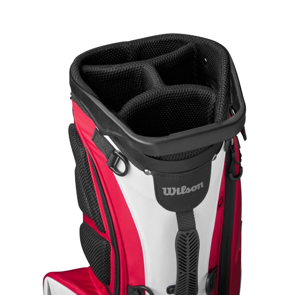 Wilson Golf Exo Lite Stand Bag 2025 - Staff Red