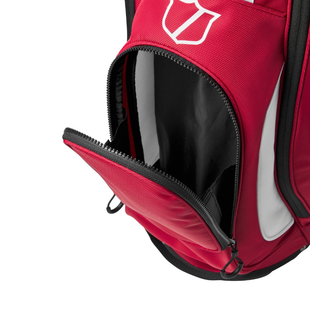 Wilson Golf Exo Lite Stand Bag 2025 - Staff Red