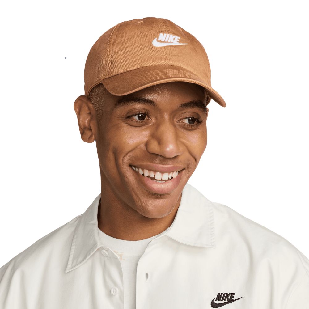 Nike Club Unstructured Futura Washed Golf Cap - FB5368-224 Flax / White 224 M/L