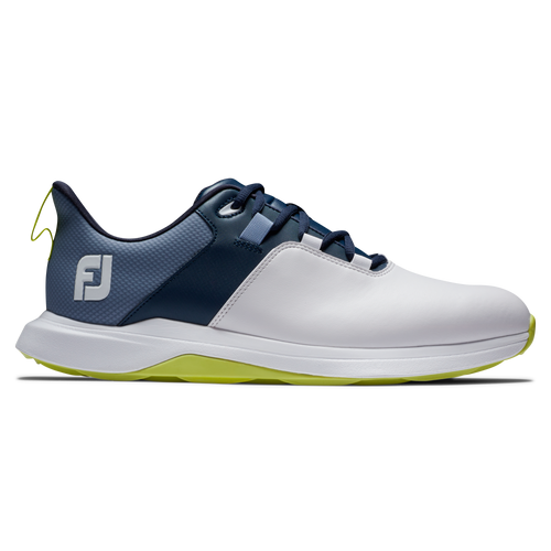 FootJoy ProLite Mens Spikeless Golf Shoes 56920 White / Navy / Lime 56920M 7 