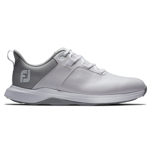 FootJoy ProLite Mens Spikeless Golf Shoes 56924 White / Grey / Light Grey 7 