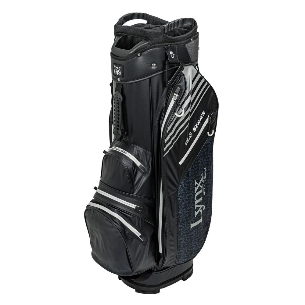 Lynx Flare Waterproof Golf Cart Bag Black  