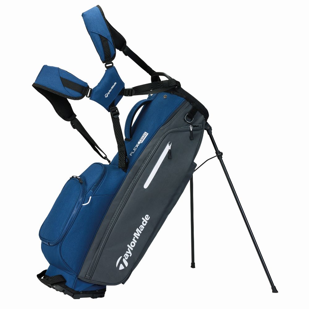 TaylorMade FlexTech Golf Stand Bag 2025 - Grey / Navy