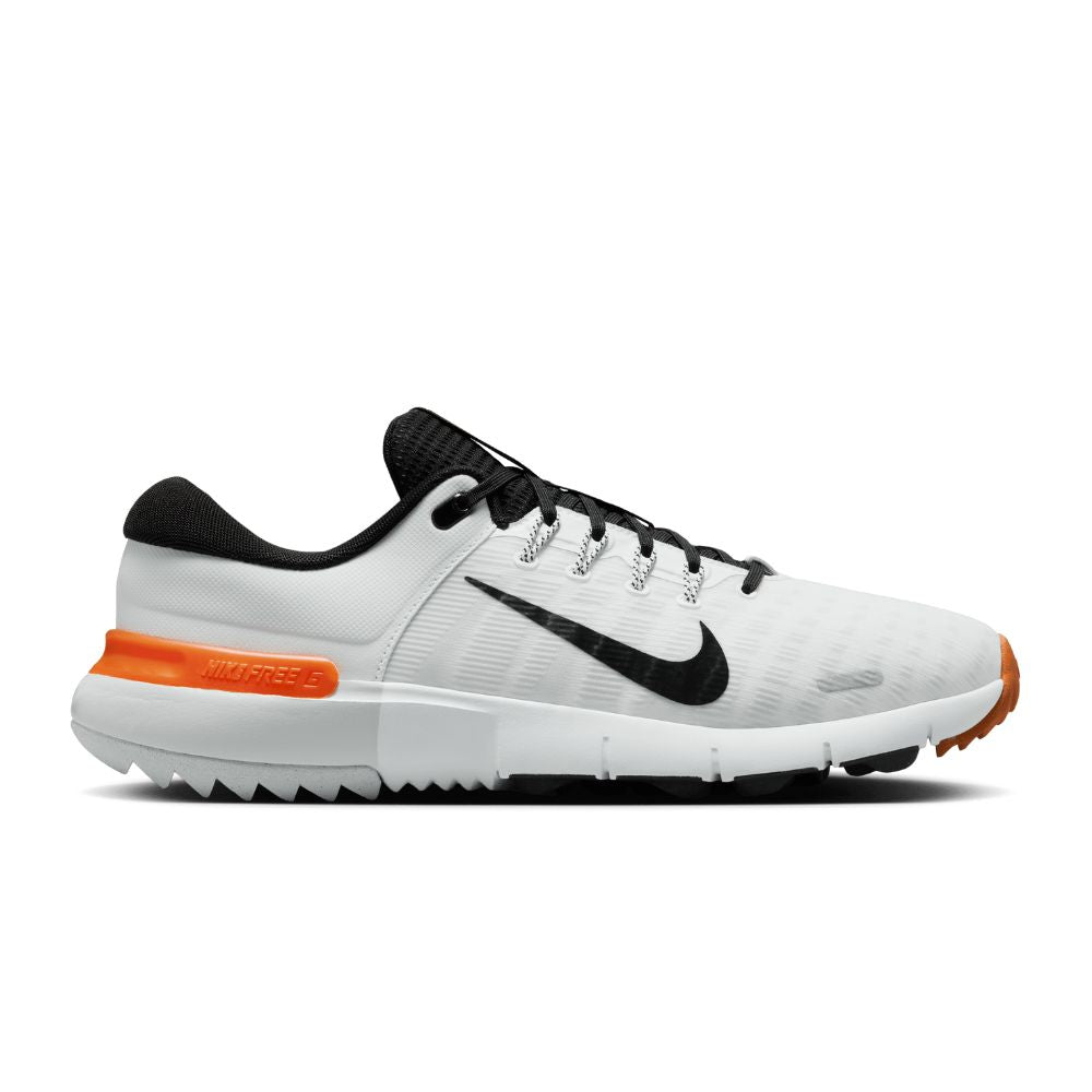 Nike Free Mens Spikeless Golf Shoes 2025 - FN0332-103 White / Black-Safety Orange 103 8