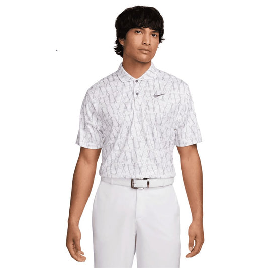 Nike Dri-Fit Victory + Longleaf Golf Polo Shirt 2024 - FQ1134 100 White / Denim Turquoise / White / Black 100 M 