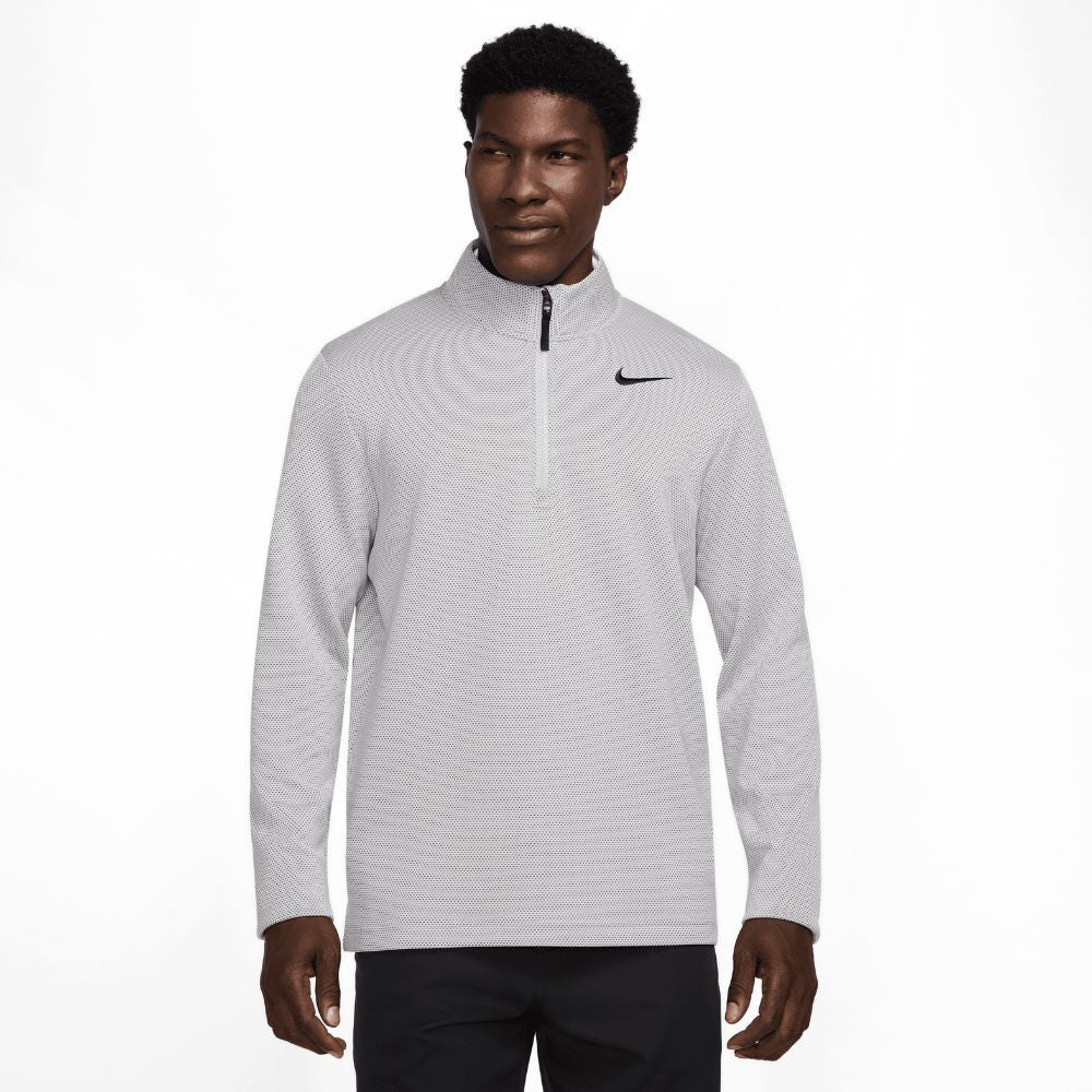 Nike DriFit Victory Therma Flex 1/2 Zip Golf Top 2025 - FZ7462-012 Wolf Grey / Black / Black 012 M