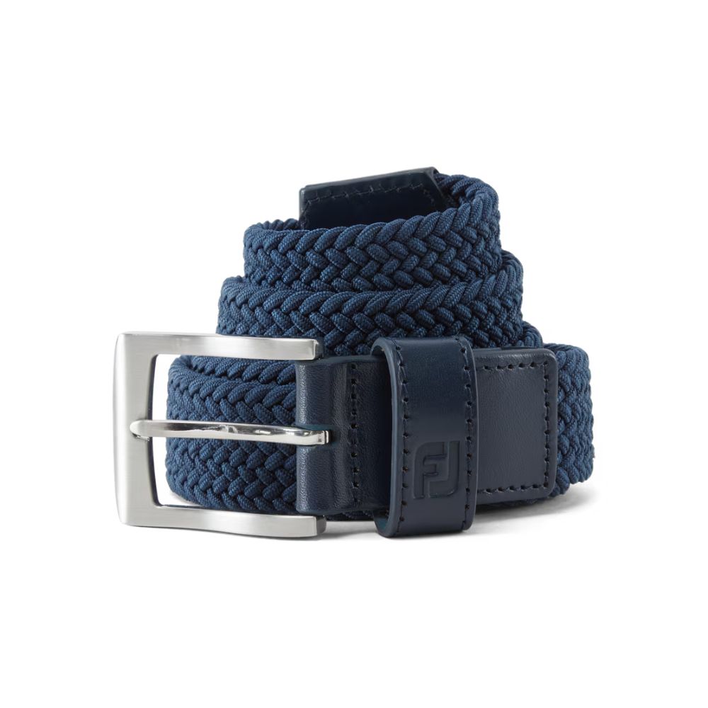 FootJoy Braided Golf Belt 2025 - 69489 Navy R