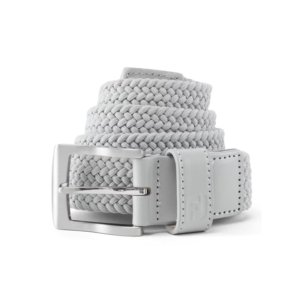 FootJoy Braided Golf Belt 2025 - 69490 Grey R