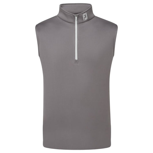 FootJoy Half-Zip Vest Pullover Golf Top - 81651 Gravel S