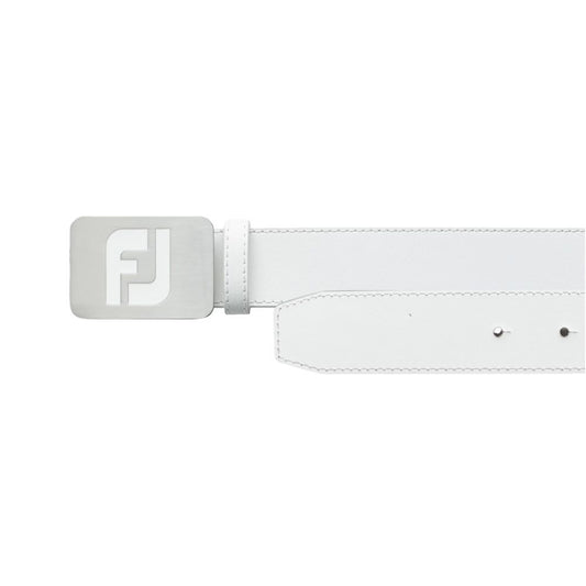 FootJoy Leather Golf Belt 2025 - 69355 White