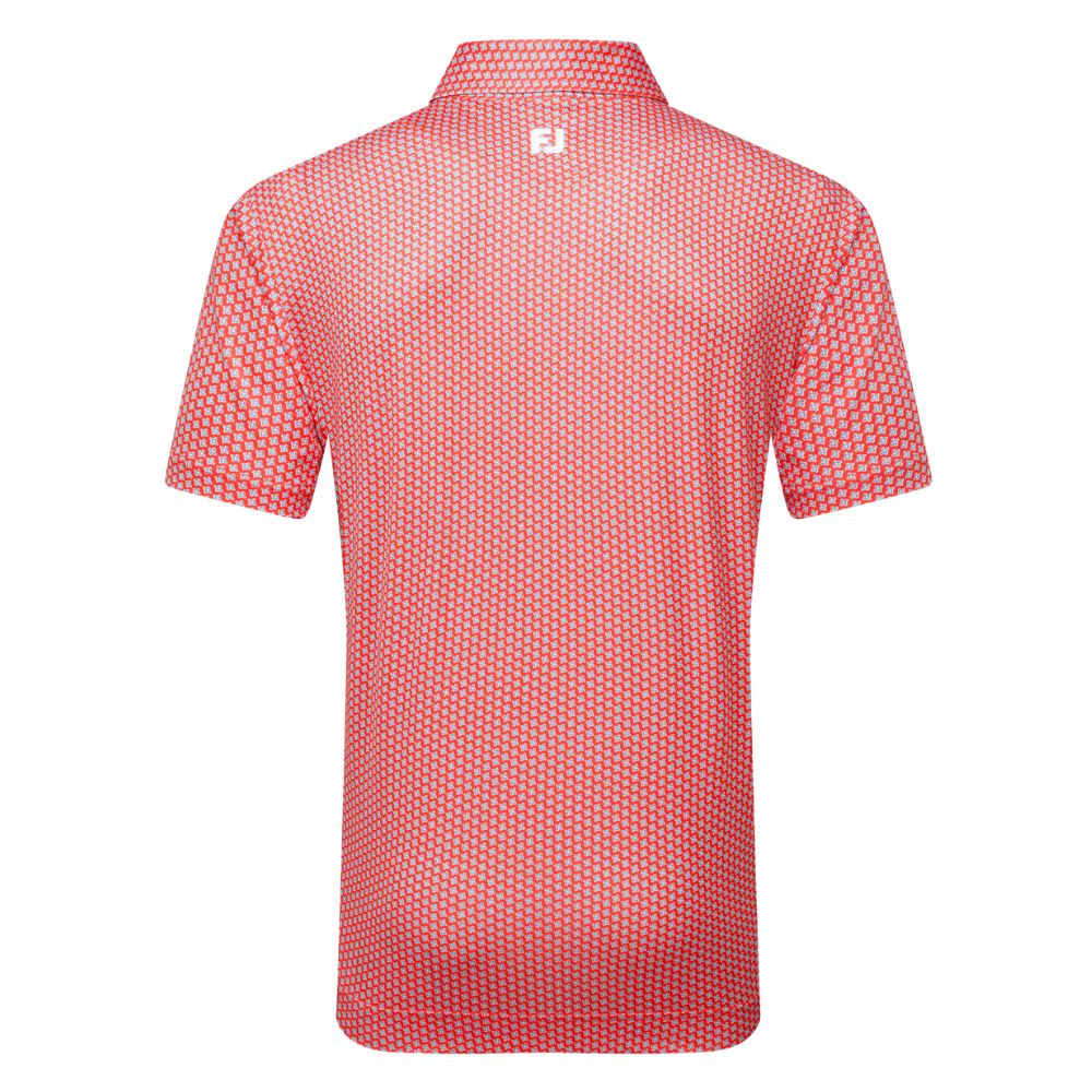 FootJoy Liberty Houndstooth Geo Lisle Golf Polo 2025 - 34010