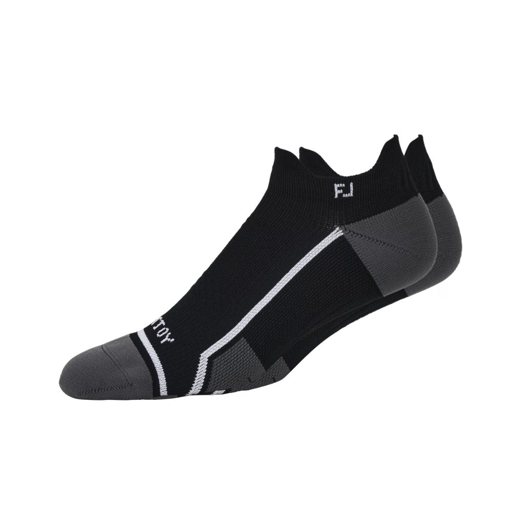 FootJoy Tech D.R.Y Roll Tab Socks Single - Black Black 7-11