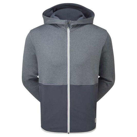 FootJoy ThermoSeries Full-Zip Golf Hoodie - 89936 Charcoal S