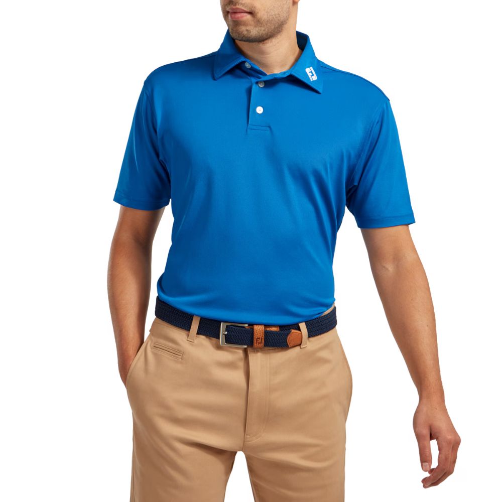 Footjoy Stretch Pique Solid Golf Polo Shirt - 91817