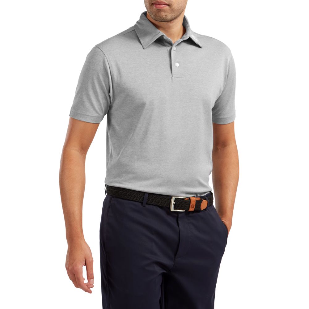 Footjoy Stretch Pique Solid Golf Polo Shirt - 91819