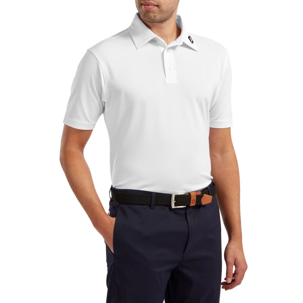 Footjoy Stretch Pique Solid Golf Polo Shirt - 91823