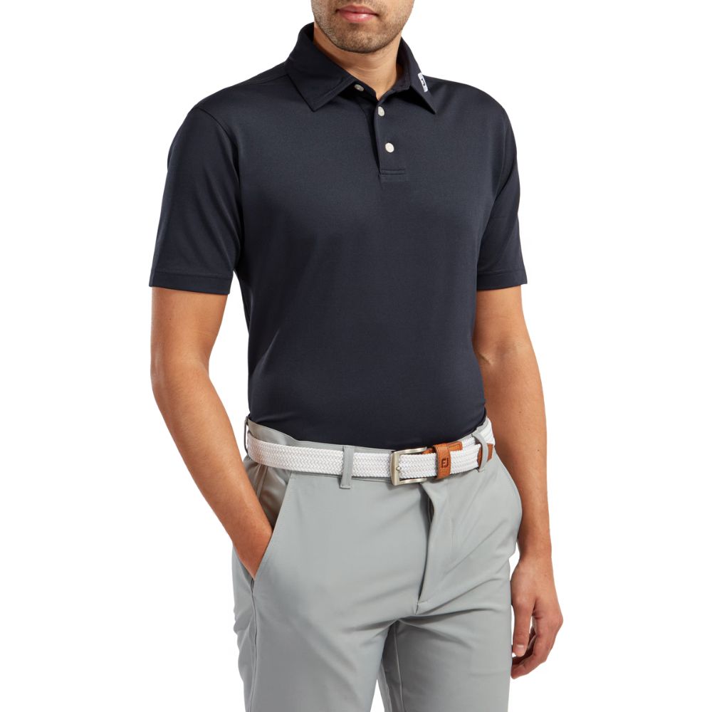 Footjoy Stretch Pique Solid Golf Polo Shirt - 91824