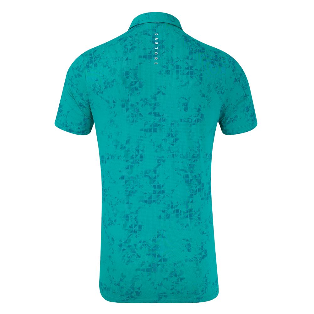 Castore Club Geo Print Mens Golf Polo Shirt - GMD30830-090