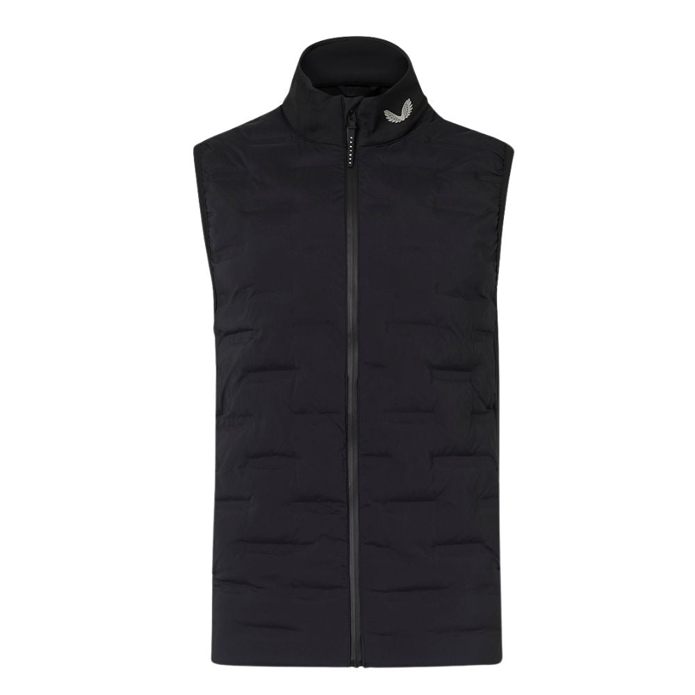 Castore Pinnacle Lightweight Mens Hybrid Golf Gilet 2024 GMC50683-001 Black 001 M 